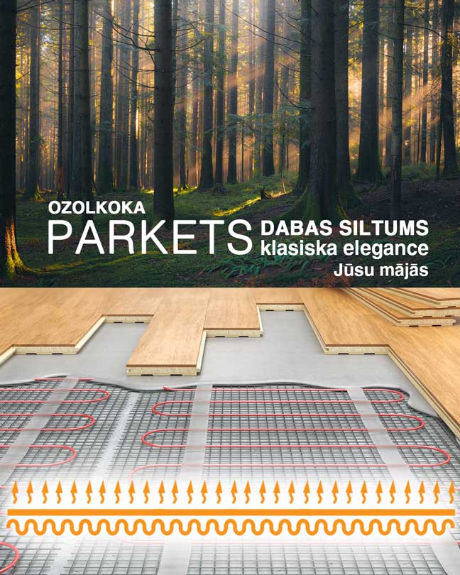 Ko likt uz siltās grīdas? Divslāņu parkets – pārdomāta izvēle apsildāmajām estrich grīdām. Galvenās priekšrocības:
Laba siltumvadītspēja: Divslāņu parketam ir zemāka siltuma pretestība salīdzinājumā ar tradicionālo masīvkoka dēli, kas ļauj efektīvāk izmantot grīdas apkures sistēmu.
Stabilitāte: Slāņveida uzbūve samazina materiāla deformācijas risku, kas bieži rodas siltuma dēļ.
Ilgmūžība un estētika: Dabisks koks ar autentisku tekstūru rada mājīgu sajūtu un kalpo gadu desmitiem, ja tiek pienācīgi kopts.